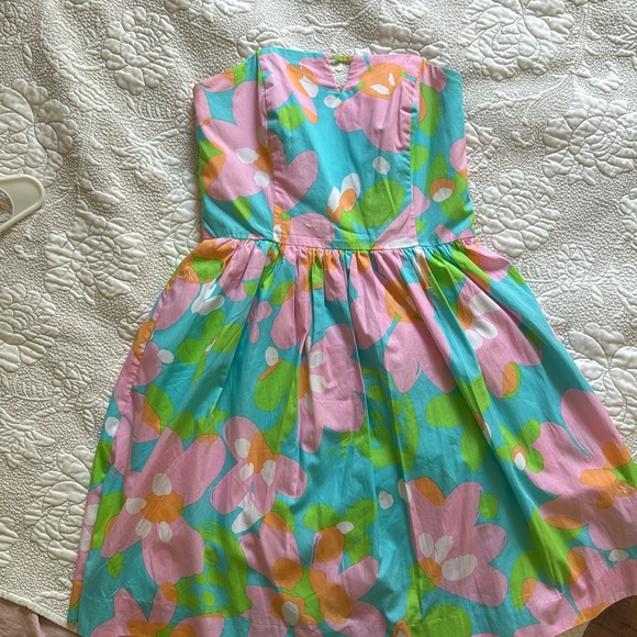 Lily Pulitzer strapless dress - Picture 1 of 6
